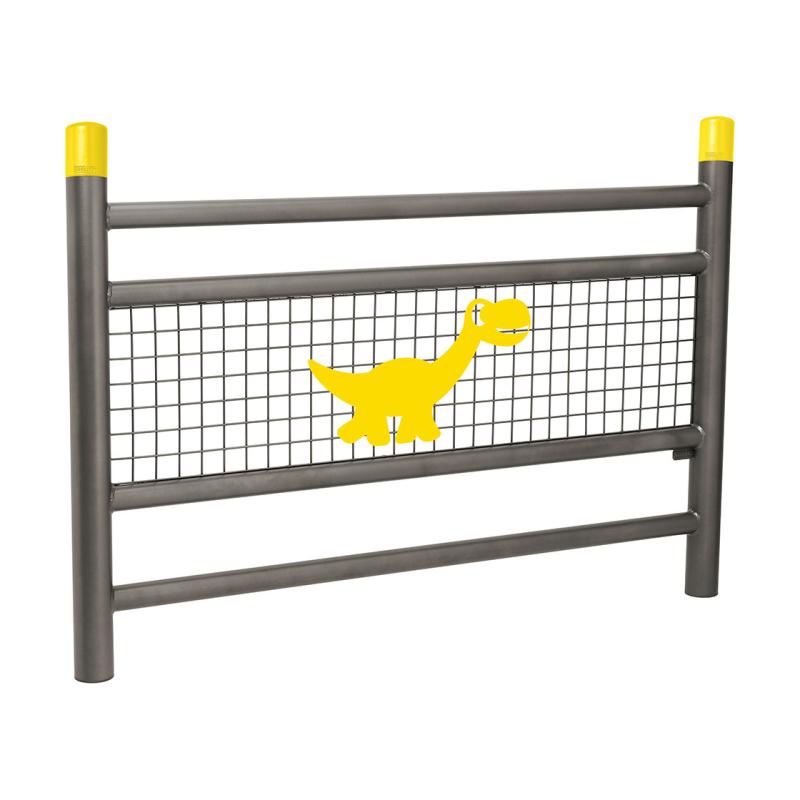 BARRIÈRE LINEA "SPÉCIALE ÉCOLE" AVEC ANIMATION "DINO" EN RAL 1021