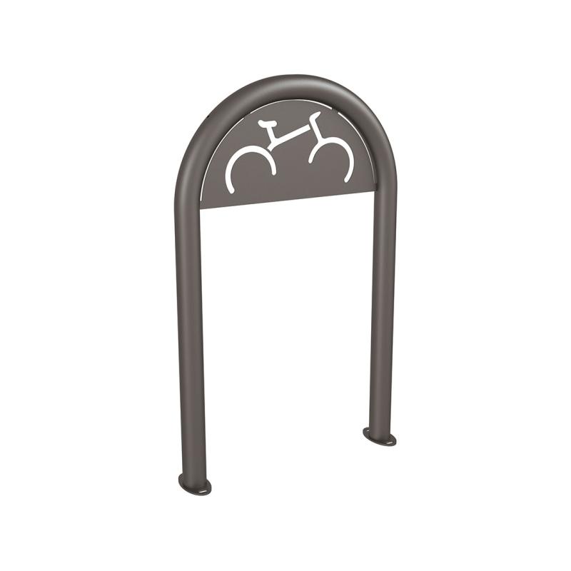 APPUI VÉLOS TROMBONE Ø 60 mm + SIGNALÉTIQUE VÉLO - SUR PLATINES