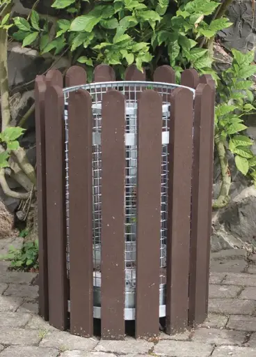 [4800006] Corbeille COLLEC 70 litres marron 48x66 cm